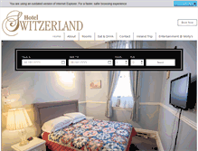 Tablet Screenshot of hotelswitzerlandjimthorpe.com